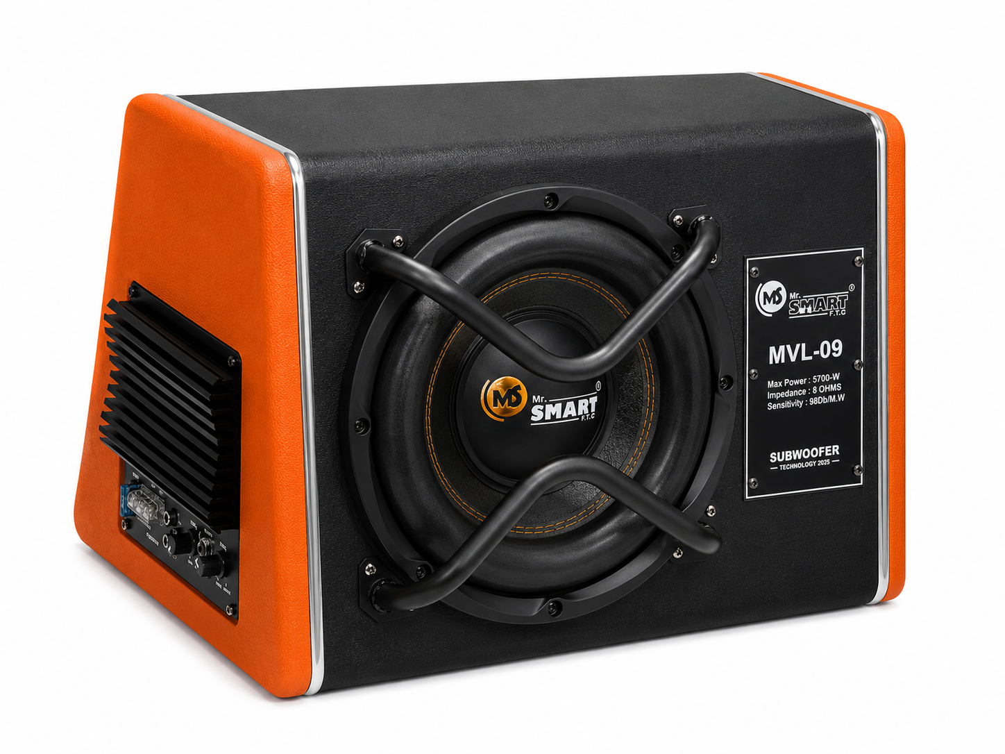 დინამიკი ავტომანქანის | Car Speaker MS Smart VL-M09/ 5700W / Black Orange