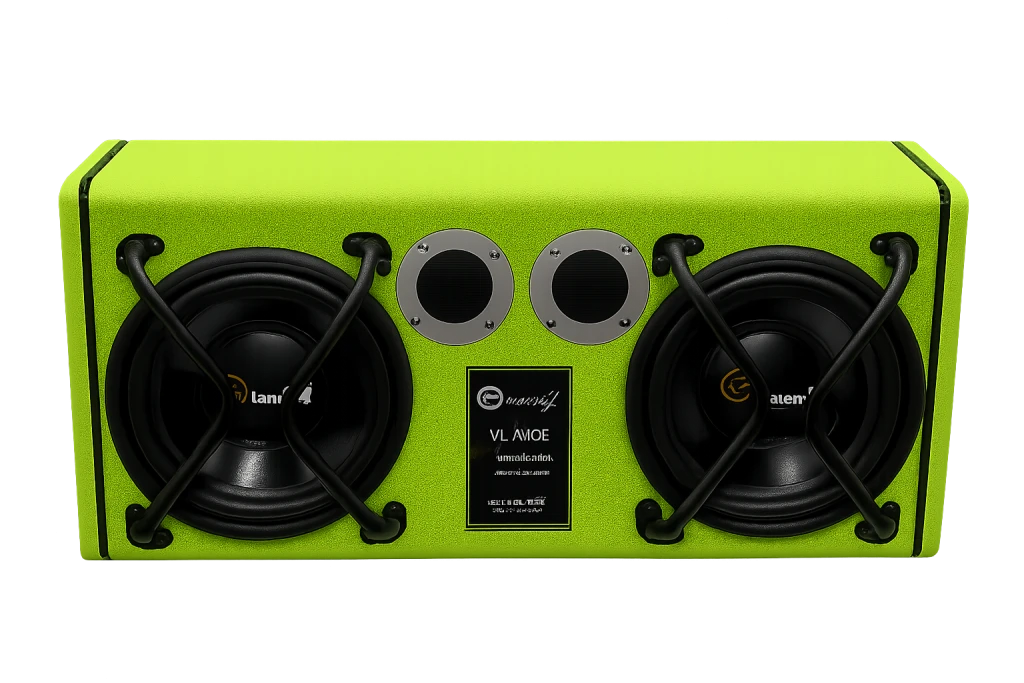 დინამიკი ავტომანქანის | Car Speaker MS Smart VL-M02/ 8800W / Black Green