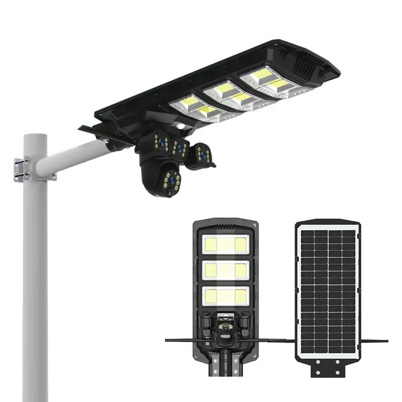 ვიდეო კამერა | VIDEO CAMERA SOLAR / 4G/ XA12-4G 4K/ Ai Solar Camera+Lighting 2 in 1 / BLACK