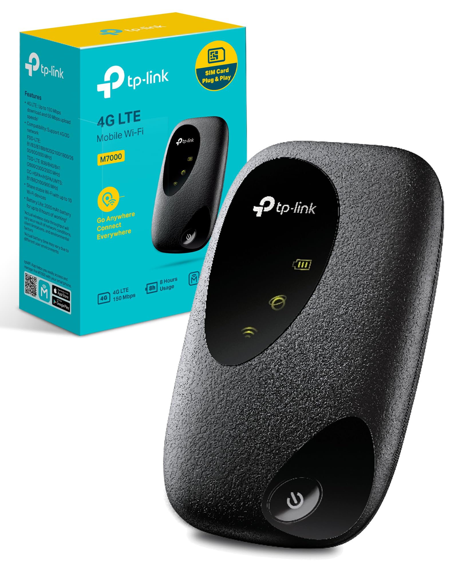 Mobile Wi-Fi როუტერი | TP-LINK 4G LTE-Advanced Mobile Hotspot router sim card