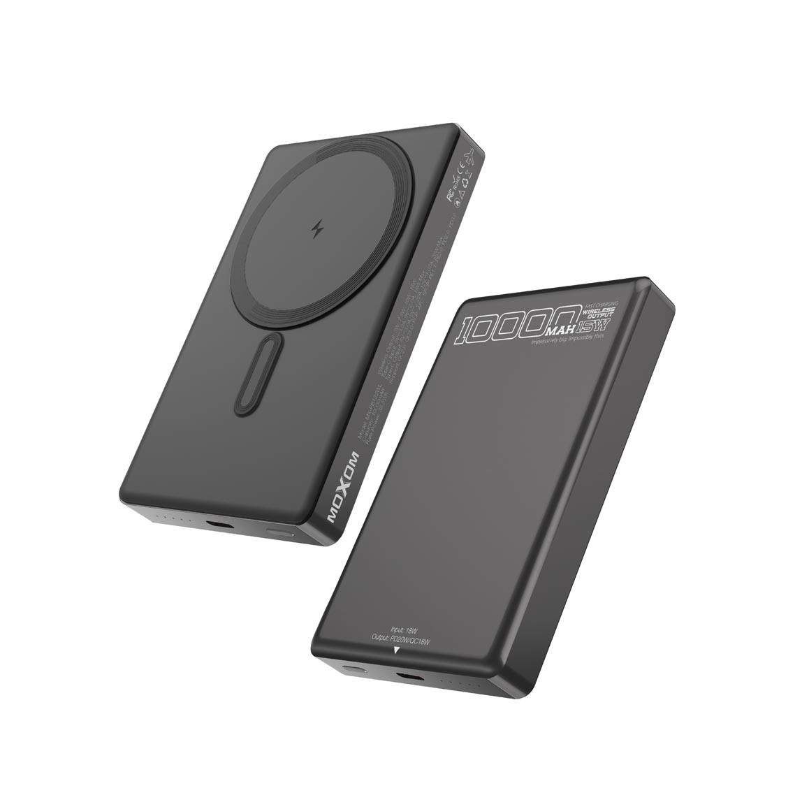 პოვერ ბანკი | Power bank with Magnetic Wireless charging / MX-PB122 WL/Black