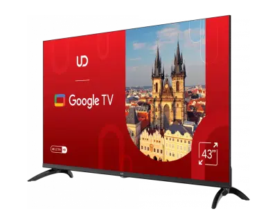TV/ LED/ UDTV/ TV 43"(109cm)/ UD 43GU6210  Google TV 16:9 3840x2160  178*/178* 250cd/m2  BT5.1 WiFi RJ45 Cl+ HDMIx2 USB2.0 DVB-T/T2/C/S2 VESA 200x200								