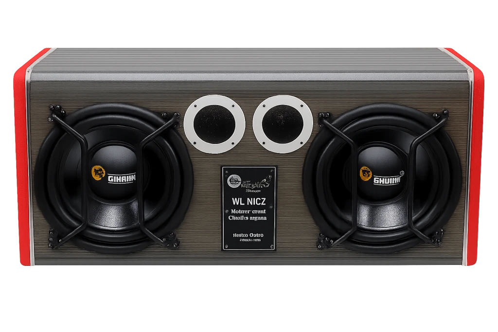 დინამიკი ავტომანქანის | Car Speaker MS Smart VL-M02/ 8800W /   Black Red